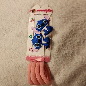 Blue Cartoon Character Hair Ties